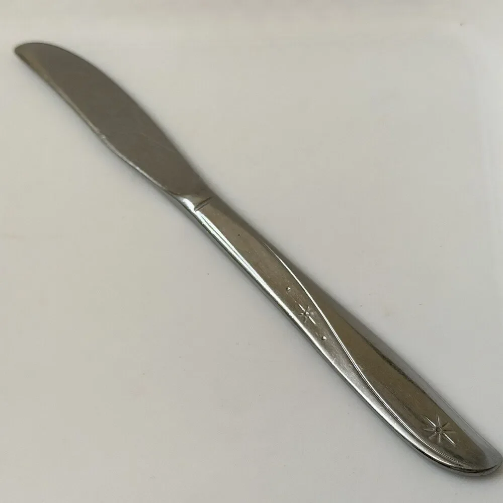 2pc Oneida Twin Star Dinner Fork / Soup Spoon Stainless Community Betty Crocker